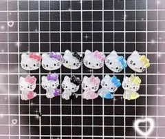 ネイルパーツ　キティ　キティちゃん　デコ　ハローキティ　全色