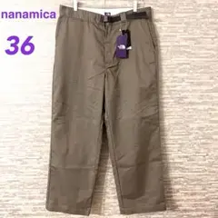 新品】nanamica THE NORTH FACE ワイドチノテーパード36 - メルカリ