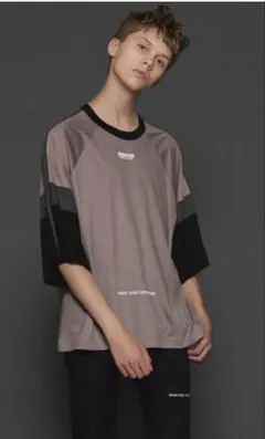 SHAREEF シャリーフ バイカラー Tシャツ