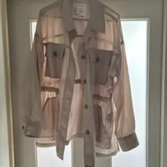 PAGEBOY ライトミニタリーシャツジャケット　ベージュ