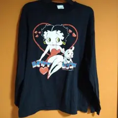 80s Betty Boop t shirt vintage 　長袖