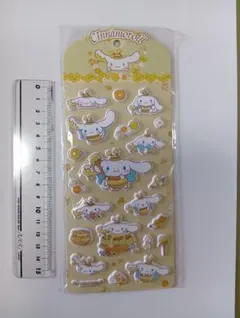 海外限定 正規品 シール サンリオ シナモンロール ぷっくり