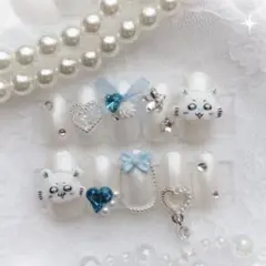 【現品販売】ちいかわ モモンガ 量産型ネイルチップ キャラクター3Dネイル