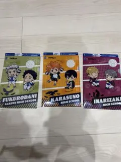 ロッテ 爽 ハイキュー!! クリアファイル 3種類