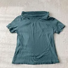 ジャンニロジュディチェ 半袖 Tシャツ ボトルネック カットソー 40 青緑 Lのサムネイル