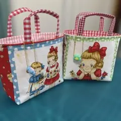 マーガレット&ソフィー　ミニミニトート　ハンドメイド