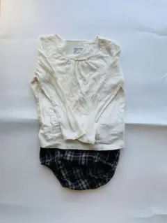 セットアップ風　コムサオムツカバー&ロンT