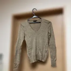 Ralph Lauren ベージュ Vネック ニット M