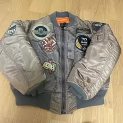 90s USA AVIREX MA-1ジャケット パッチ付き