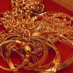 遺品生前整理★アクセサリーまとめ売り　金　色