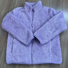 ユニクロ　フリース　ラベンダー　140