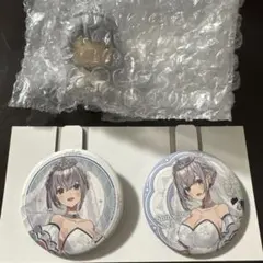 一番くじ　ホロライブ　ちょこっとフィギュアと缶バッジセット　白銀ノエル