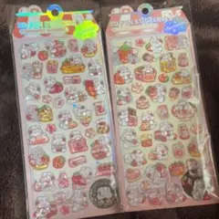 花*田様 うさぎ立体シール2枚セット