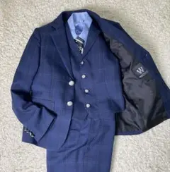 【美品】ワンダーファクトリー140cm 男の子 フォーマルスーツ 入学式、卒業式