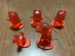 ファイナルファンタジー コカコーラ コラボ フィギュア レッドクリスタル5体