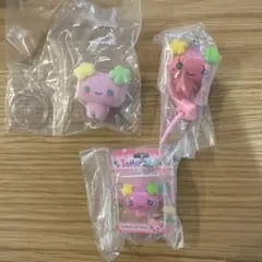 ふらわっち3点　カプセルフロッキーズ　ブリスター　カラフルマルチチャーム