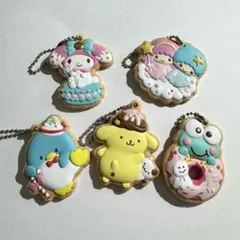 サンリオクッキー風キーホルダー5個セット