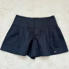 バーバリーブルーレーベル　ショートパンツ　ノバチェック　ホース刺繍　y2k