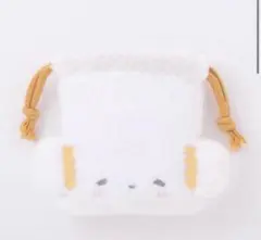 新品未開封こぎみゅん フェイスミニ巾着にっこり ポーチイエロー