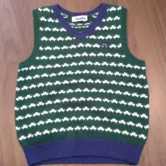 美品【ファミリア】車柄ベスト110サイズ