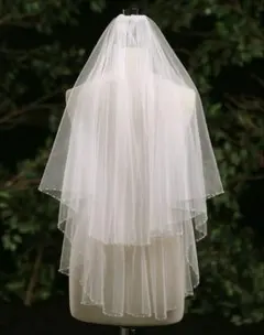 パール装飾ウェディングベール