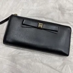 kate spade ブラック長財布