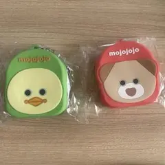 mojojojo シリコンラバーミニポーチ くま ひよこ