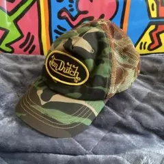 Von Dutch ボンダッチ メッシュキャップ 迷彩 カモフラ Y2K 00sのサムネイル
