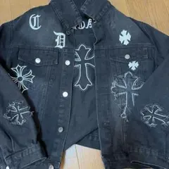 ブラックデニムジャケットy2k archive