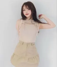 andmary Lil lace knit tops ivory - メルカリ