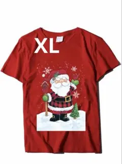 当日発送Tシャツクリスマス男女兼用赤XL