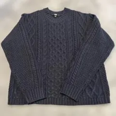❤️セール❤️UNIQLO ニットセーター　レディース　紺　Mサイズ