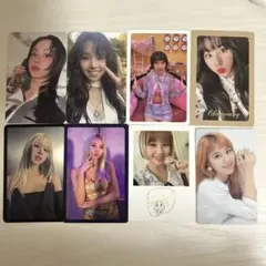 TWICE チェヨン K-POP タレントカード 8枚セット