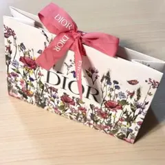 DIOR ギフト袋 2枚セット ピンク リボン付き ショッパー - メルカリ