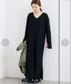 定価17,600円　ジャーナルスタンダード　ワイドリブニットワンピース