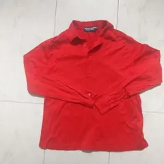 【美品　未使用】Ralph Lauren 長袖ポロシャツ M 赤