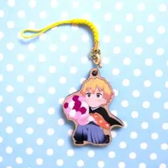 ニジゲンノモリ×鬼滅の刃 木製キーホルダー 我妻善逸