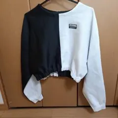 adidas トレーナー・スウェット M ブラック・ホワイト