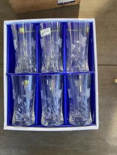 HOYA クリスタル タンブラー 6客セット 未使用 箱あり ガラスグラス