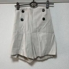 GU ベージュマリンキュロット