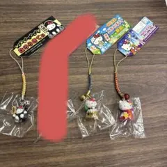緊急値下げ！【新品】九州ハローキティ根付け5点セット(2007〜2011