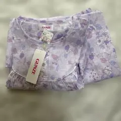 GUNZE パジャマ 花柄 パープル Mサイズのサムネイル