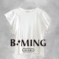 B:MING by BEAMS フリルスリーブ 半袖カットソー ホワイトのサムネイル