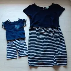 親子リンクコーデ　レディースワンピース　授乳服　ベビー 70センチ　まとめ売り