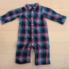 Ralph Lauren チェック柄ロンパース 70