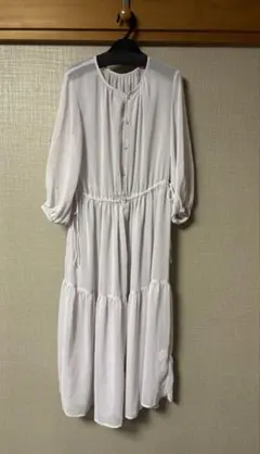 ROPE' PICNIC シアー シャツワンピース 羽織り ロング