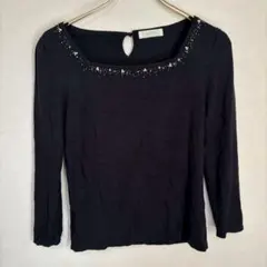 【エニィスィス】（F）Tシャツ スクエアネック デコルテ見せ オンワード樫山