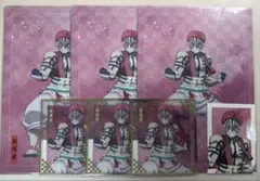 アニプレックス　鬼滅の刃　クリアファイル、クリア色紙、ブロマイド　猗窩座セット