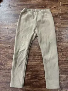 110cm 長ズボン　裏起毛　ベージュ