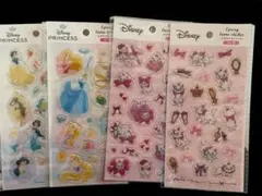 エポキシラメシール　プリンセス　ディズニー　マリーちゃん　４枚セット　セリア